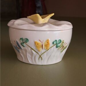 Belleek China Trinket Box